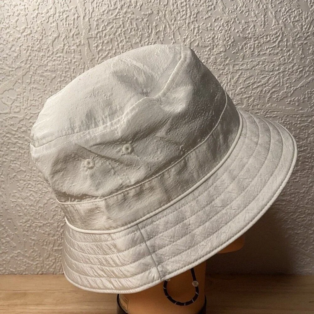 NWOT Zyia Active CreamIvory Panama Bucket Hat Women 57.5cm China Nylon/Polyester